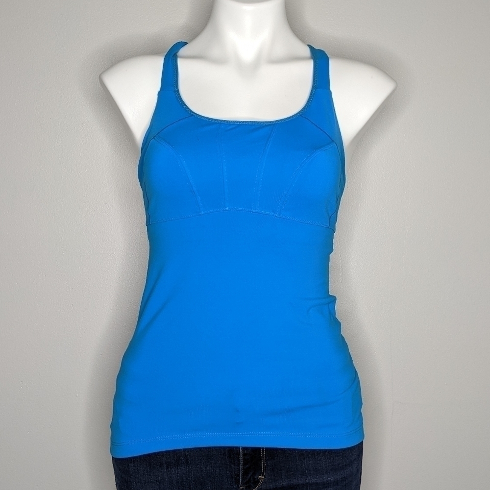 ✨3/$15 Prana blue workout tank XS